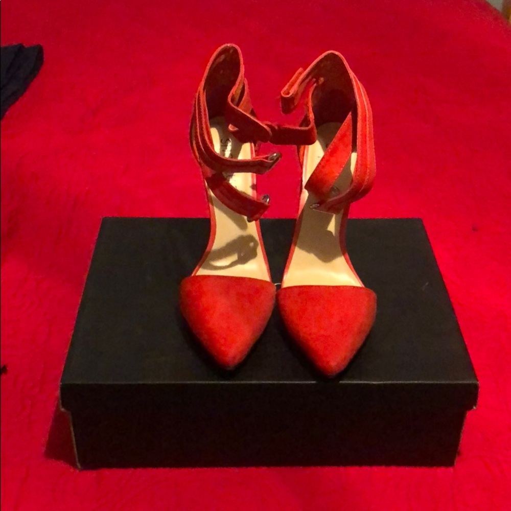 Bright Red Pumps from Nasty Gal